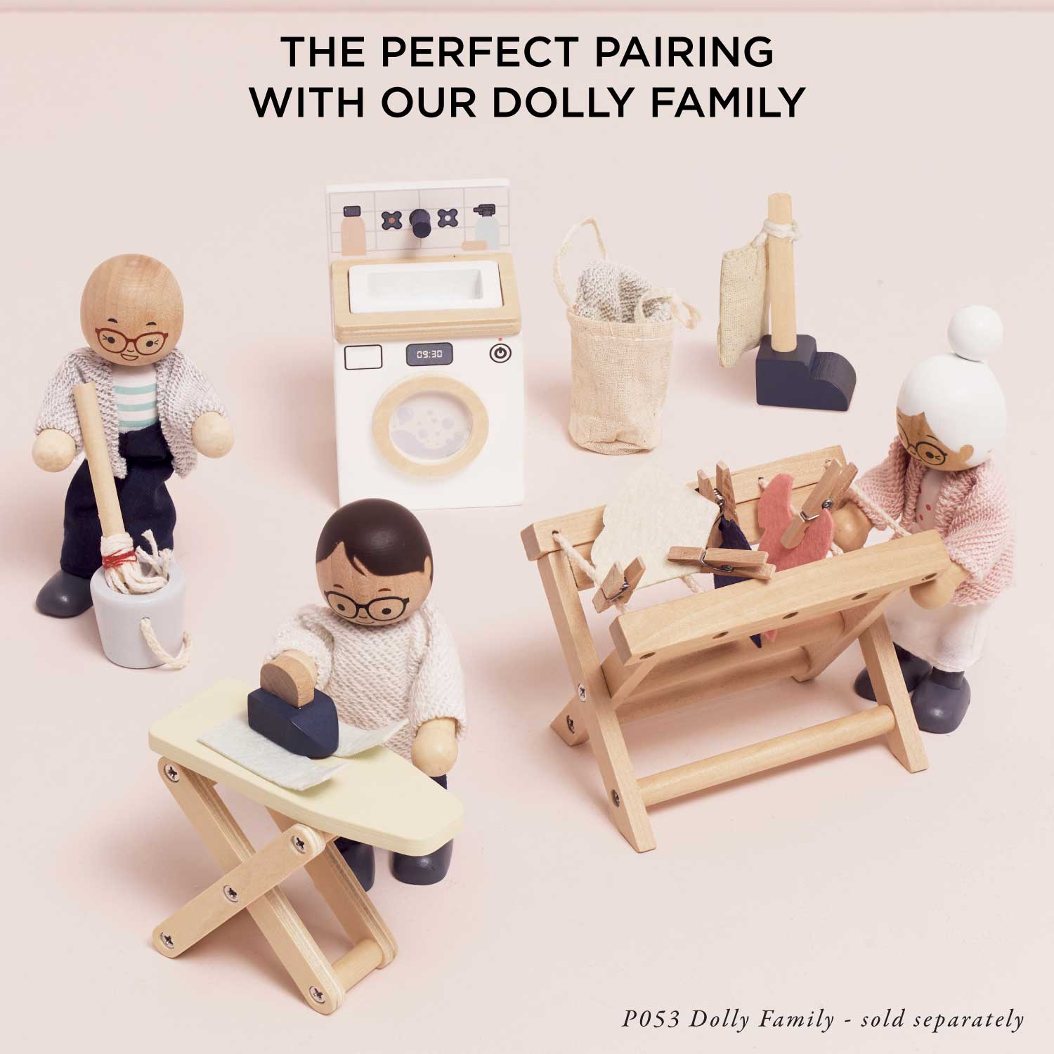 Dolls House Laundry Room Furniture Set