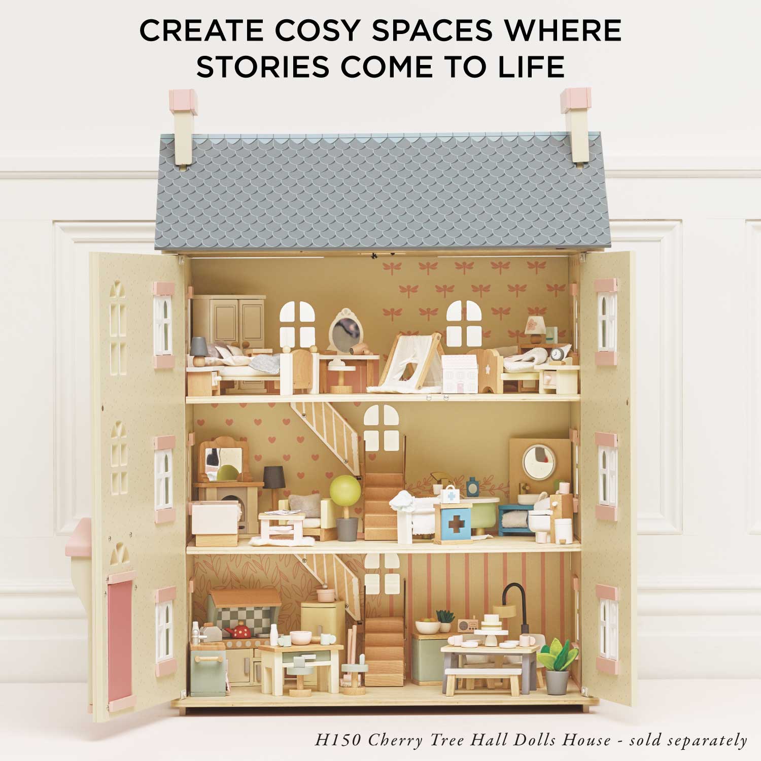 Dolls House Laundry Room Furniture Set