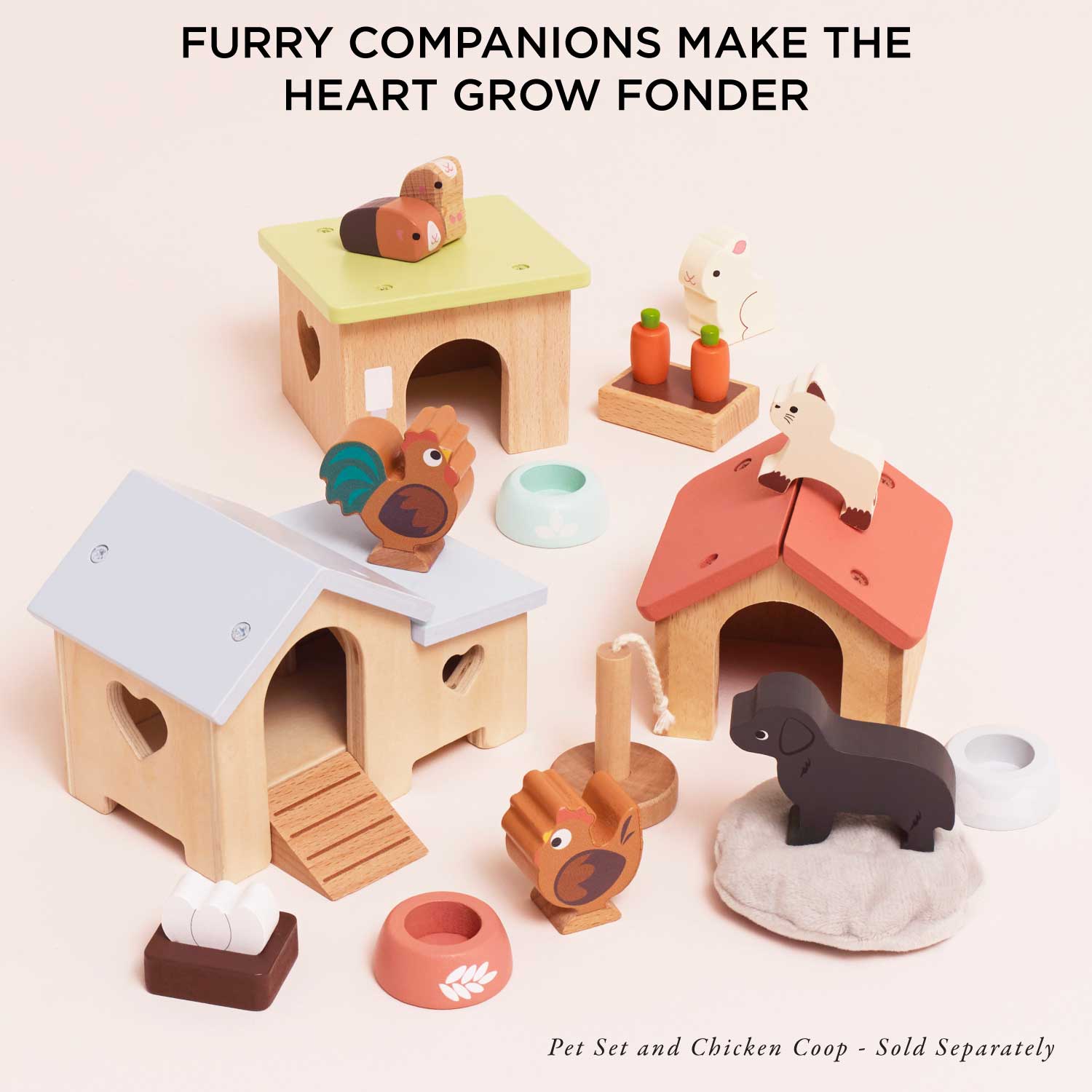 Bunny & Guinea Pet Animal Set