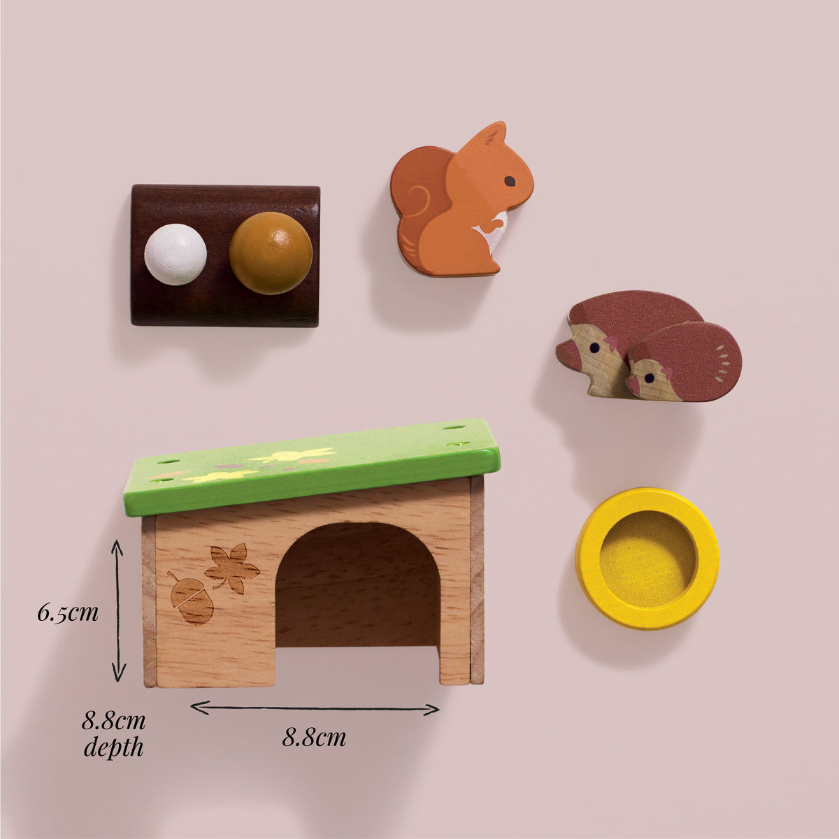 Hedgehog & Squirrel Animal Set