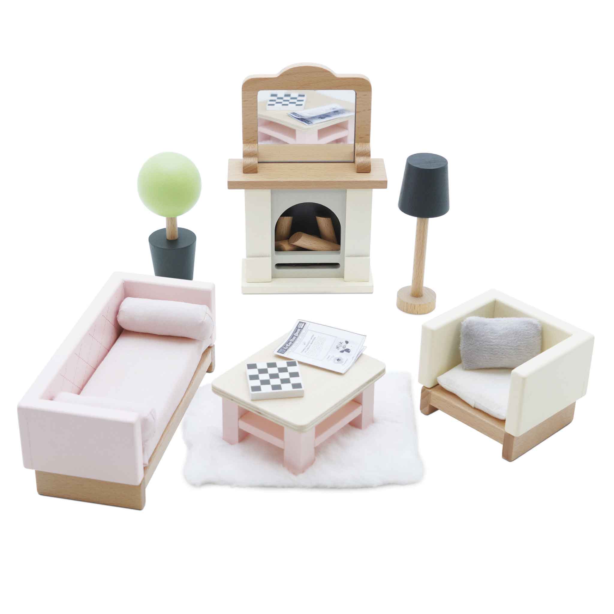 Doll House Sitting Room Furniture Set