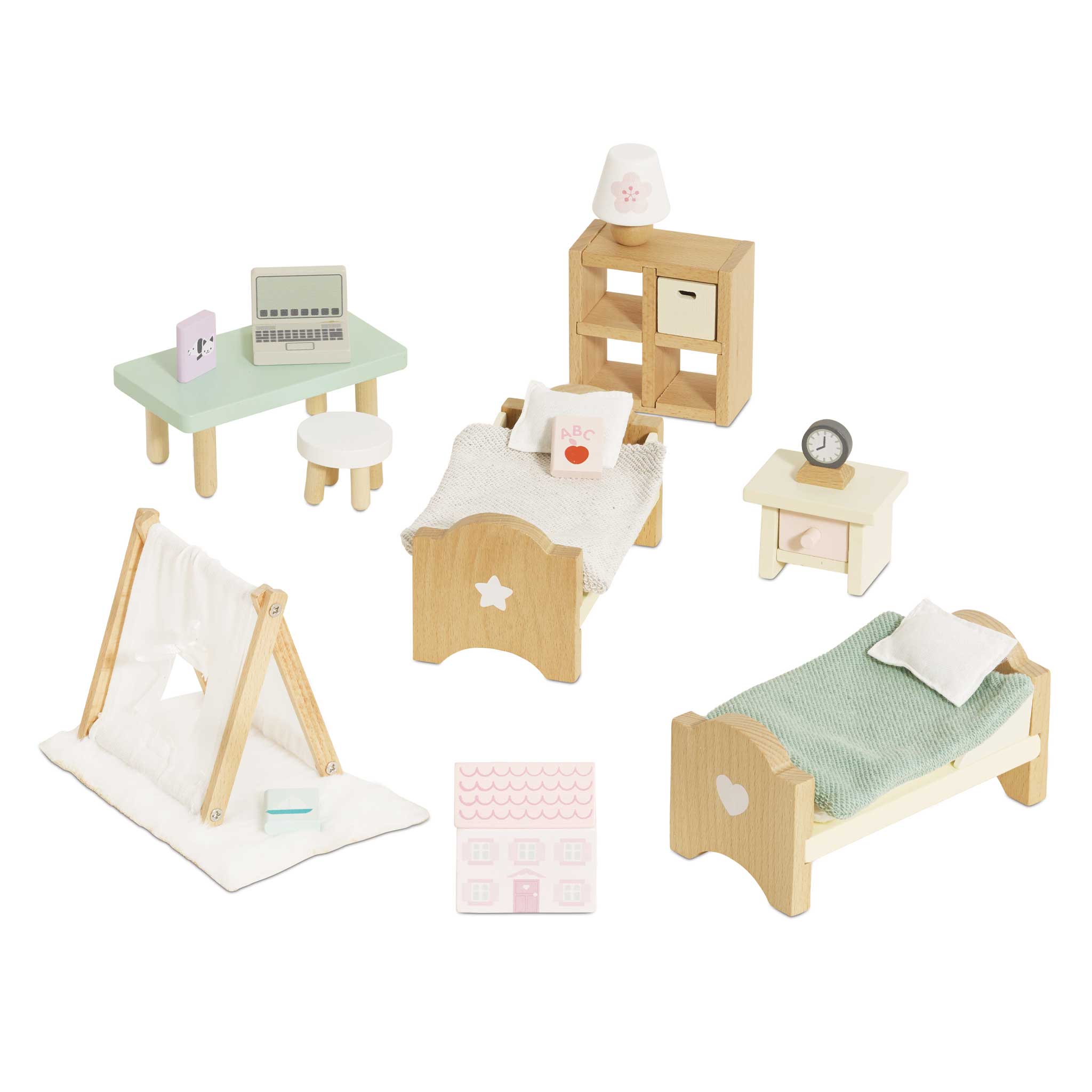 Children's wooden dolls house furniture online