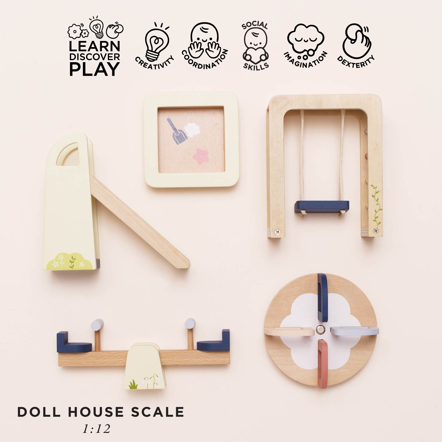 Dolls House Outdoor Play Furniture Set