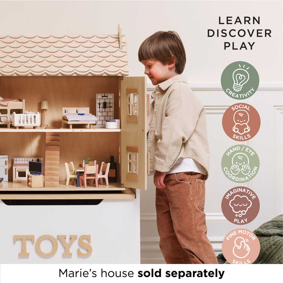 Deluxe Dolls House Furniture Set