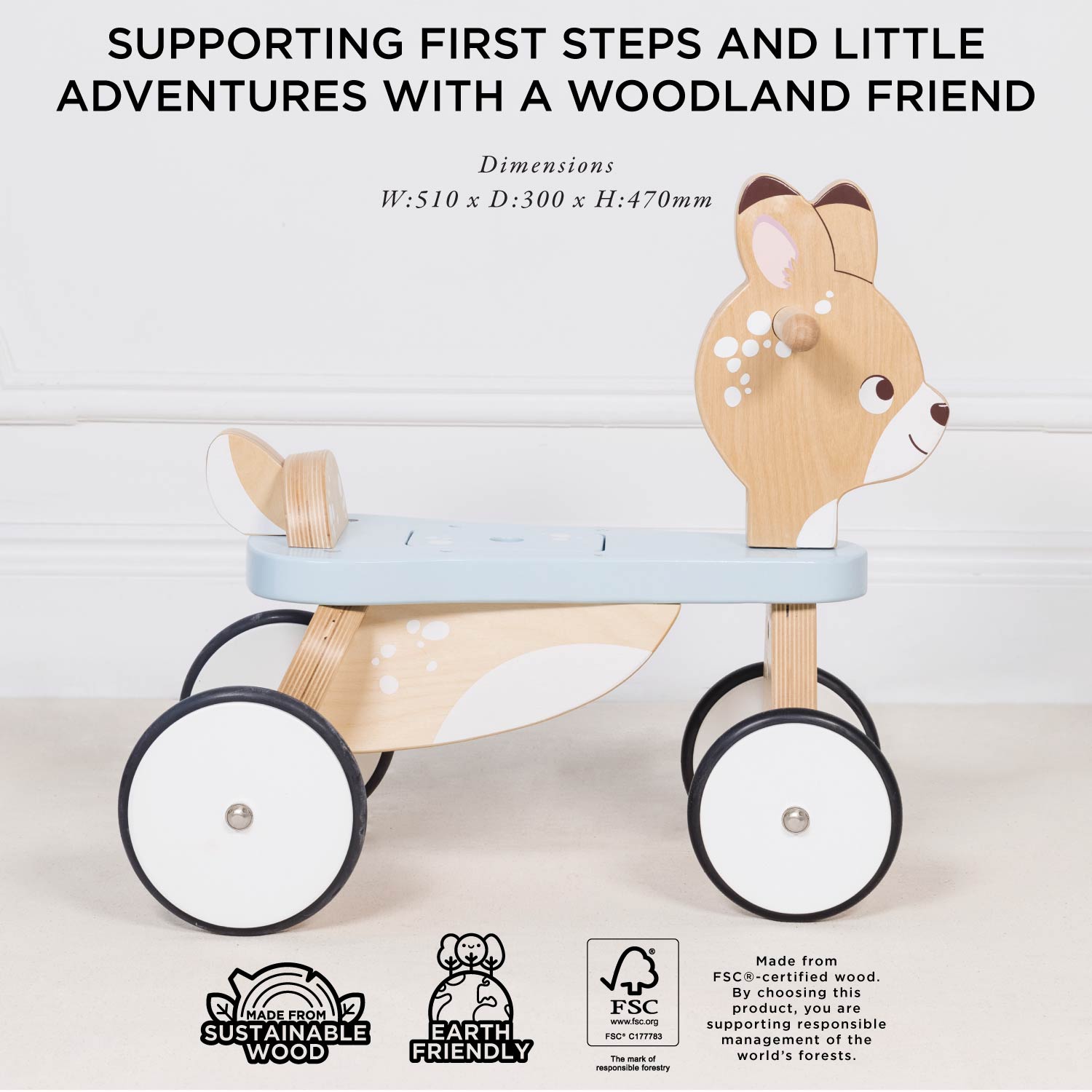 Woodland Ride-on Deer