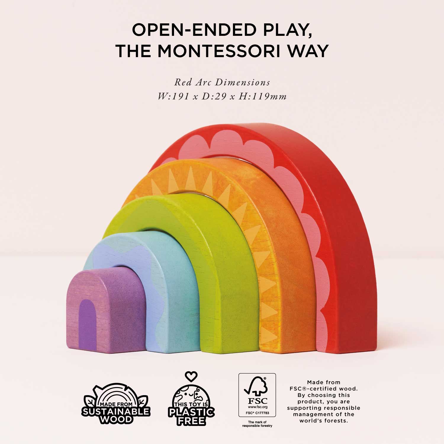 Rainbow Tunnel Toy