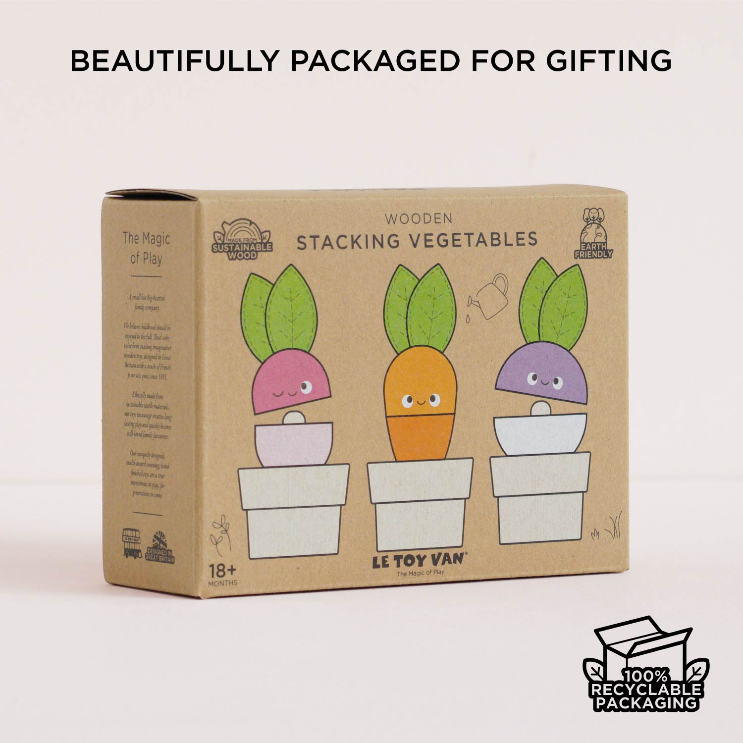 Stacking Wooden Veggies