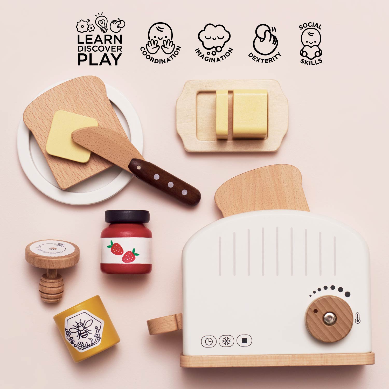 Pop-up Toaster & Breakfast Set