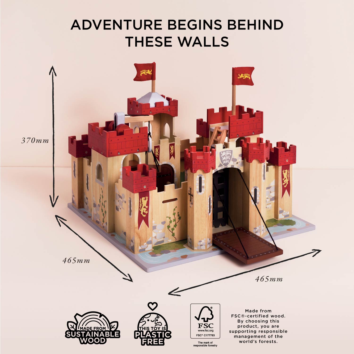 Lionheart Wooden Castle