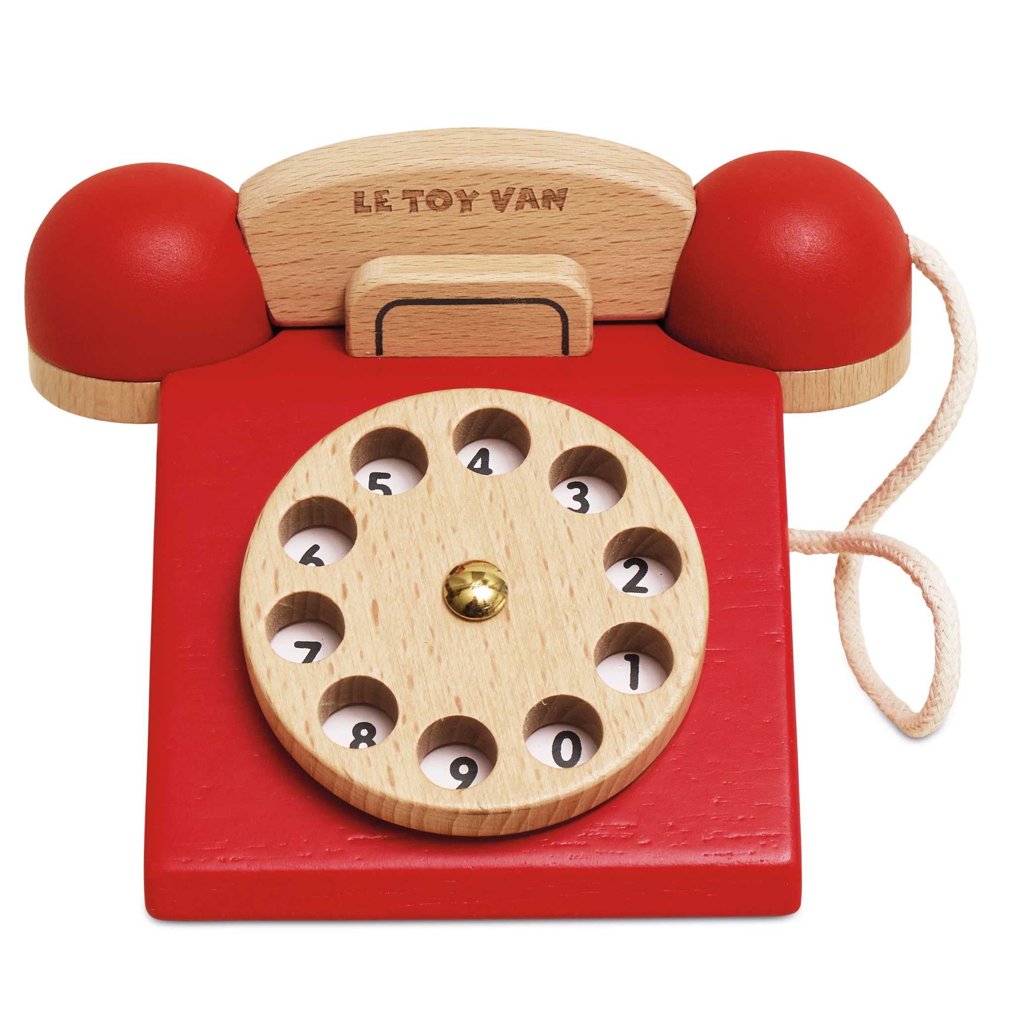 イギリス発 Le toy van 木製レジスター&木製電話 ビンテージフォン Vintage Phone | Wooden Pretend Play Toys | Le Toy Van Inc.