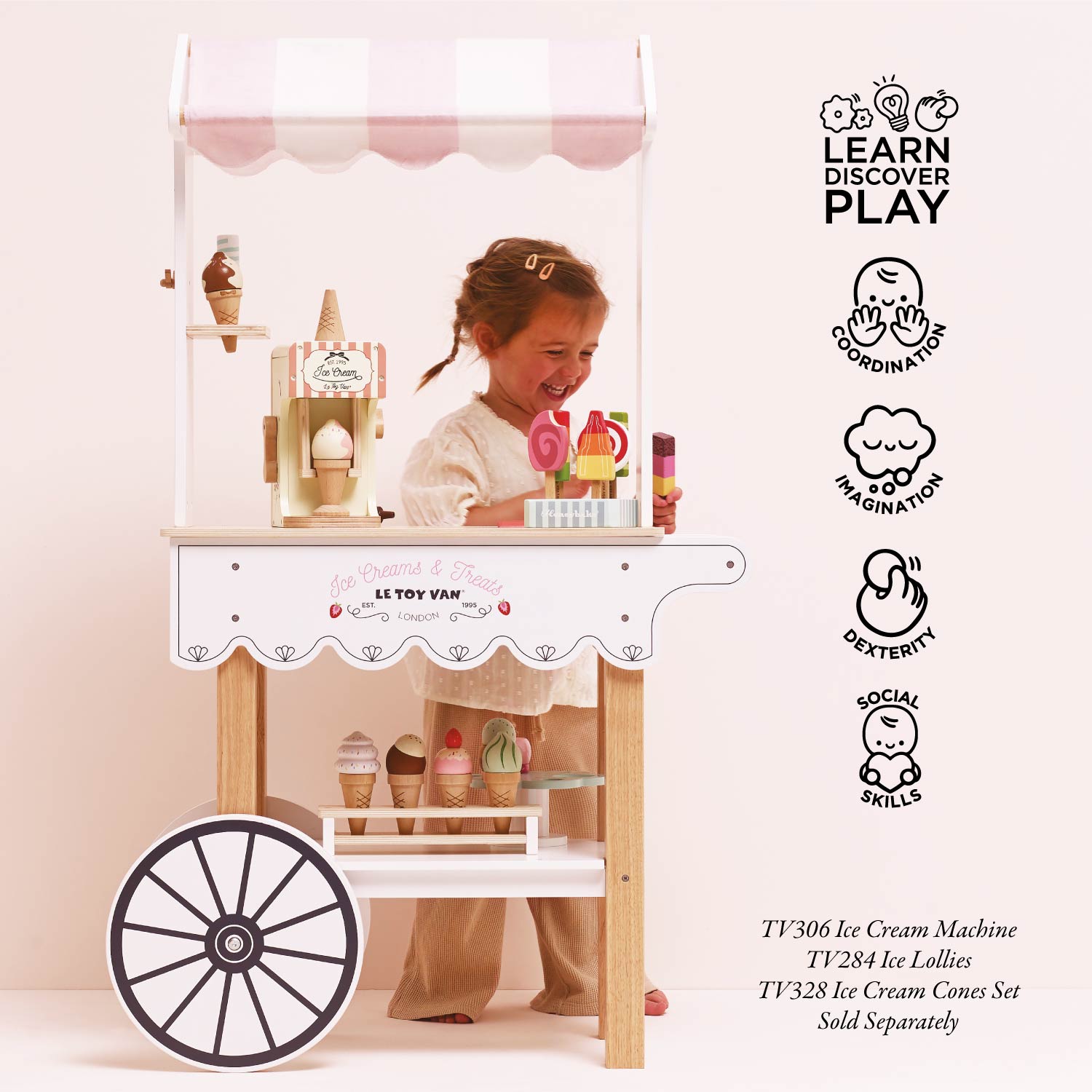 Ice Cream Trolley Market Stall