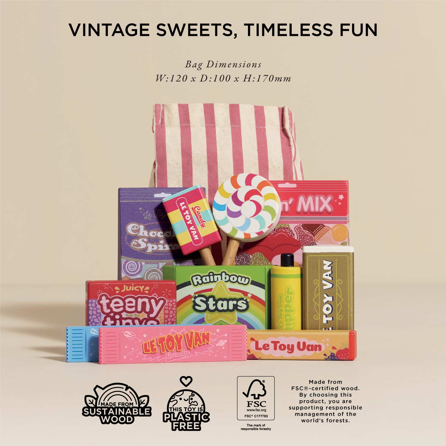 Retro Sweets & Candy Roleplay Set