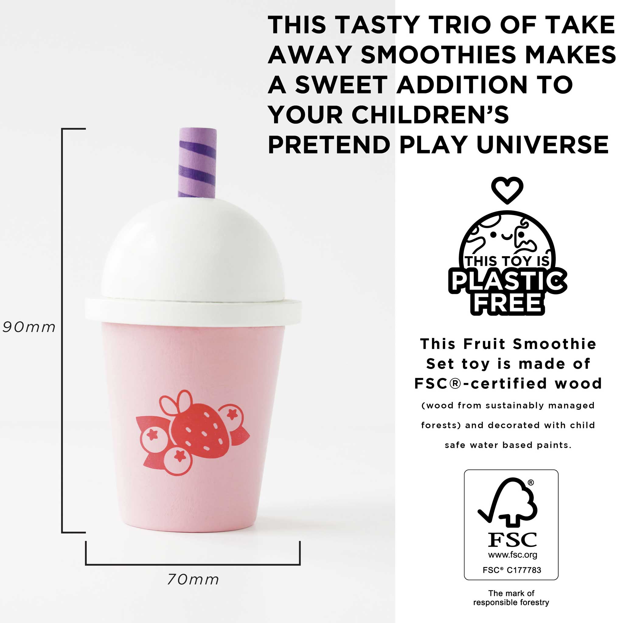 Takeout Coffee and Smoothie Play Set