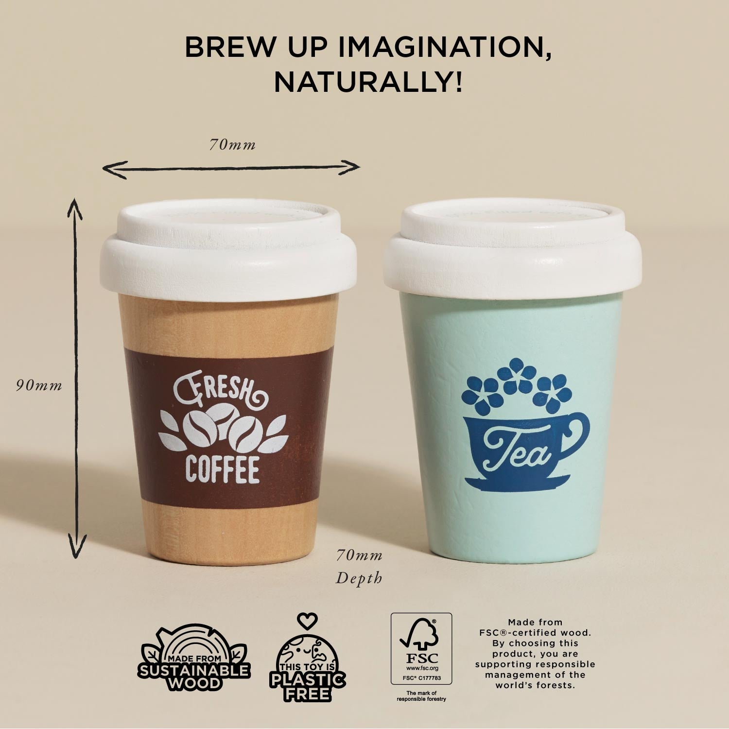 Tea & Coffee Reuseable Eco Cups