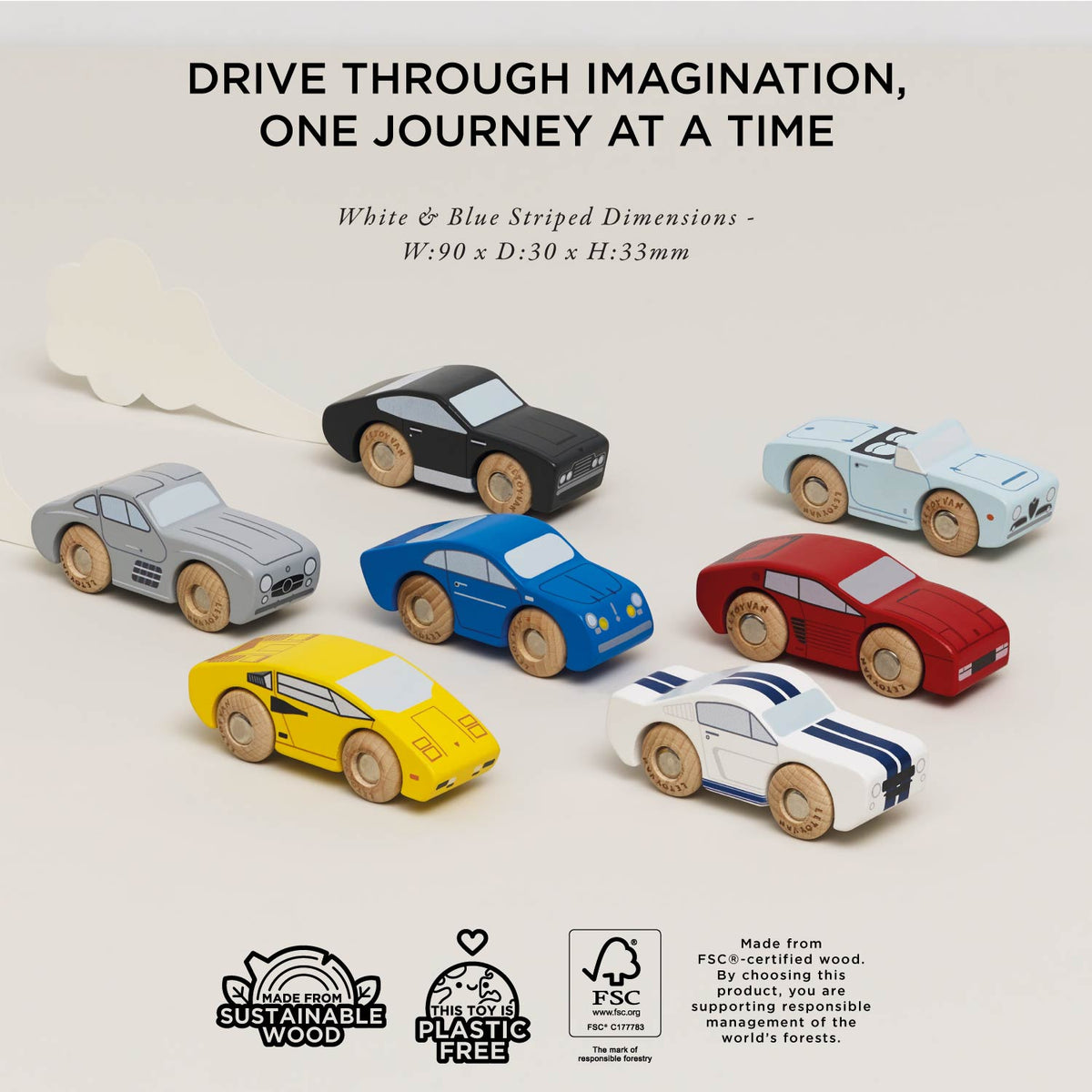 Classic Wooden Sports Cars