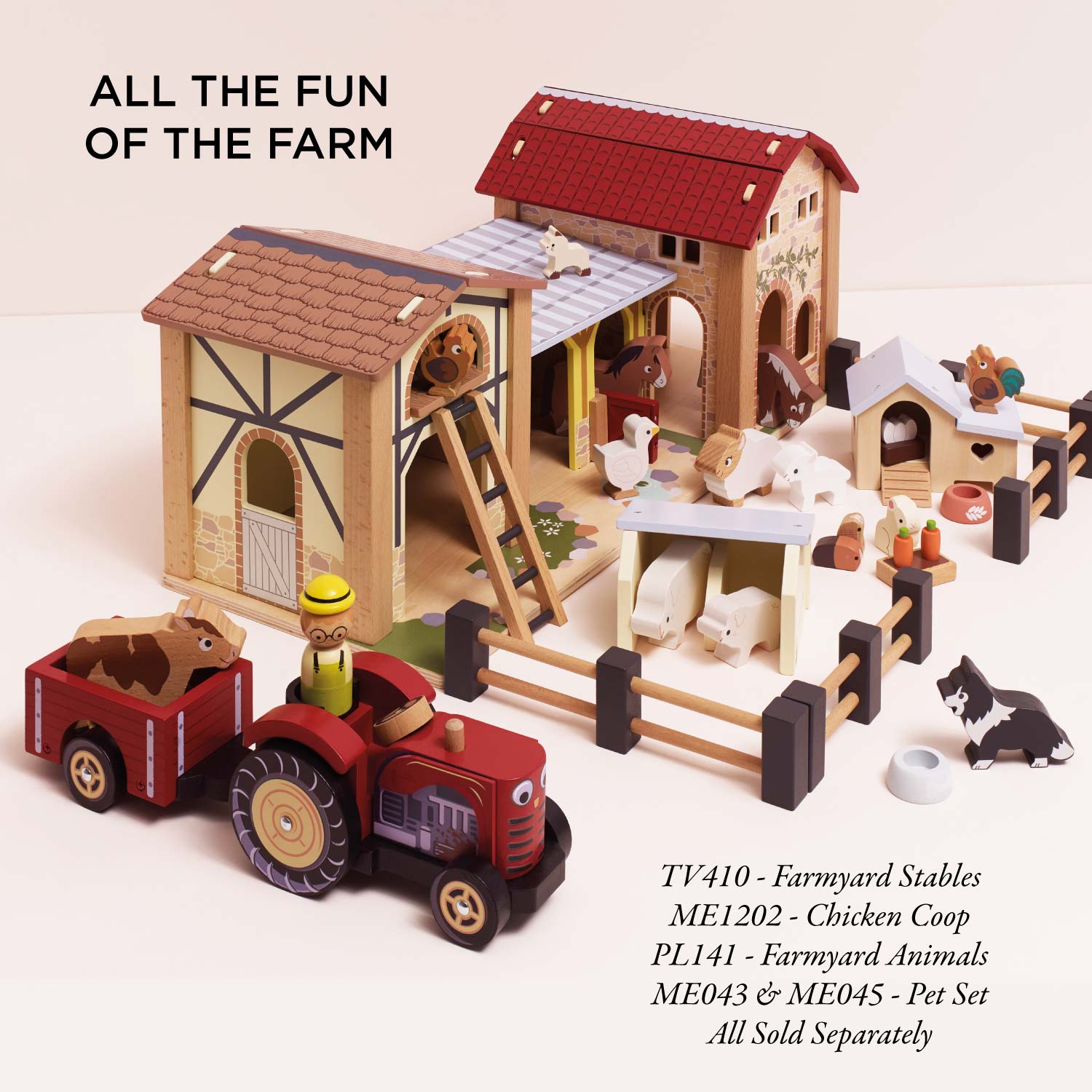 Farmyard Tractor & Trailer