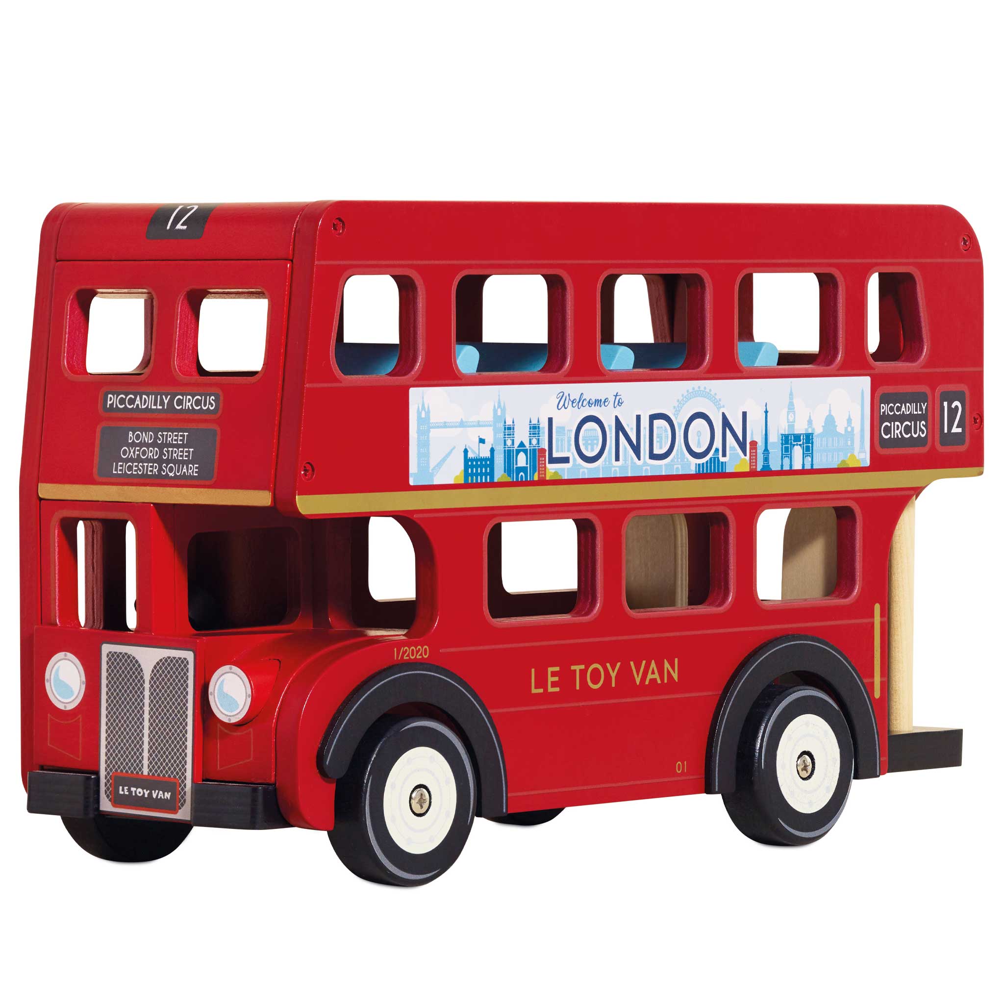 London Bus | Kids Wooden Cars & Vehicle Playset | Le Toy Van Inc
