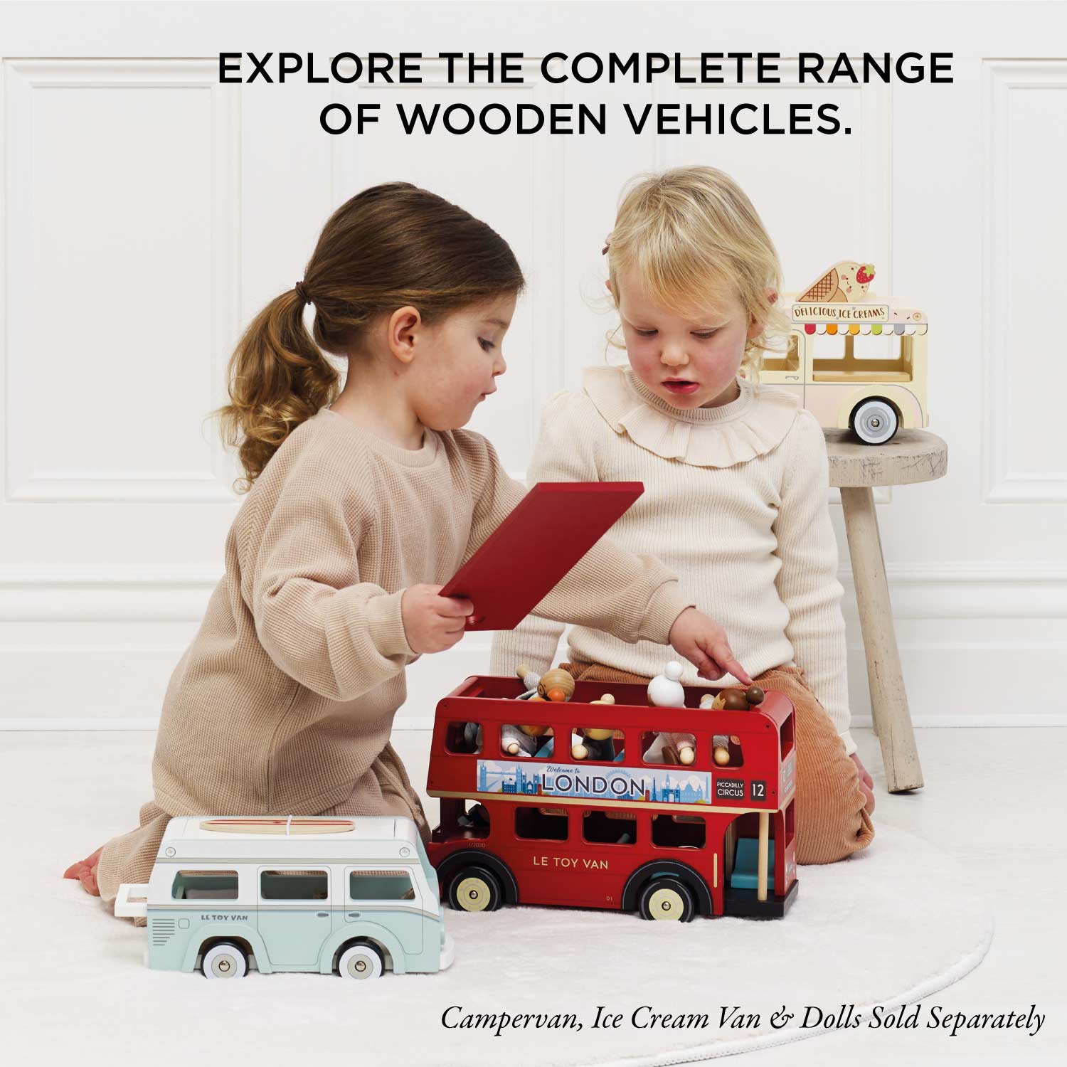 Wooden London Bus