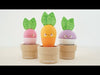 Load and play video in Gallery viewer, Stacking Wooden Veggies