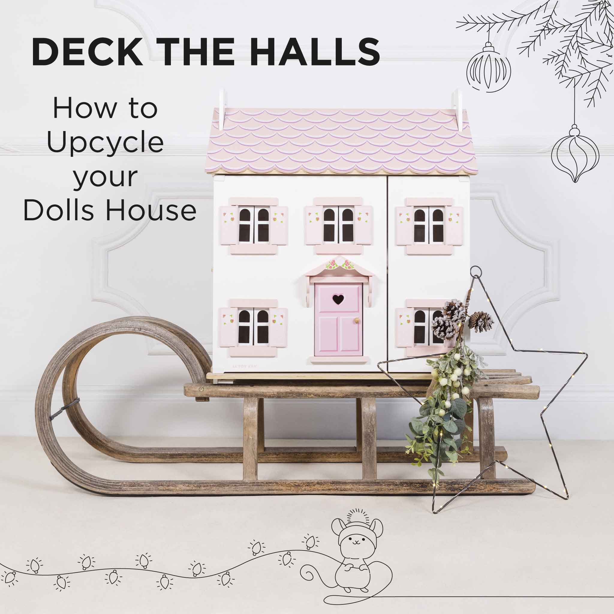 Eco Friendly Christmas Ideas – How to Upcycle your Dolls House