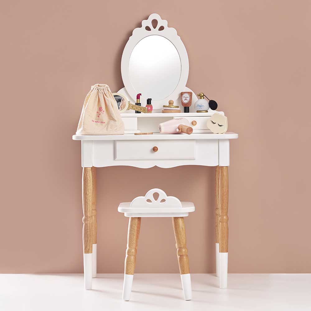 vanity table and pamper set