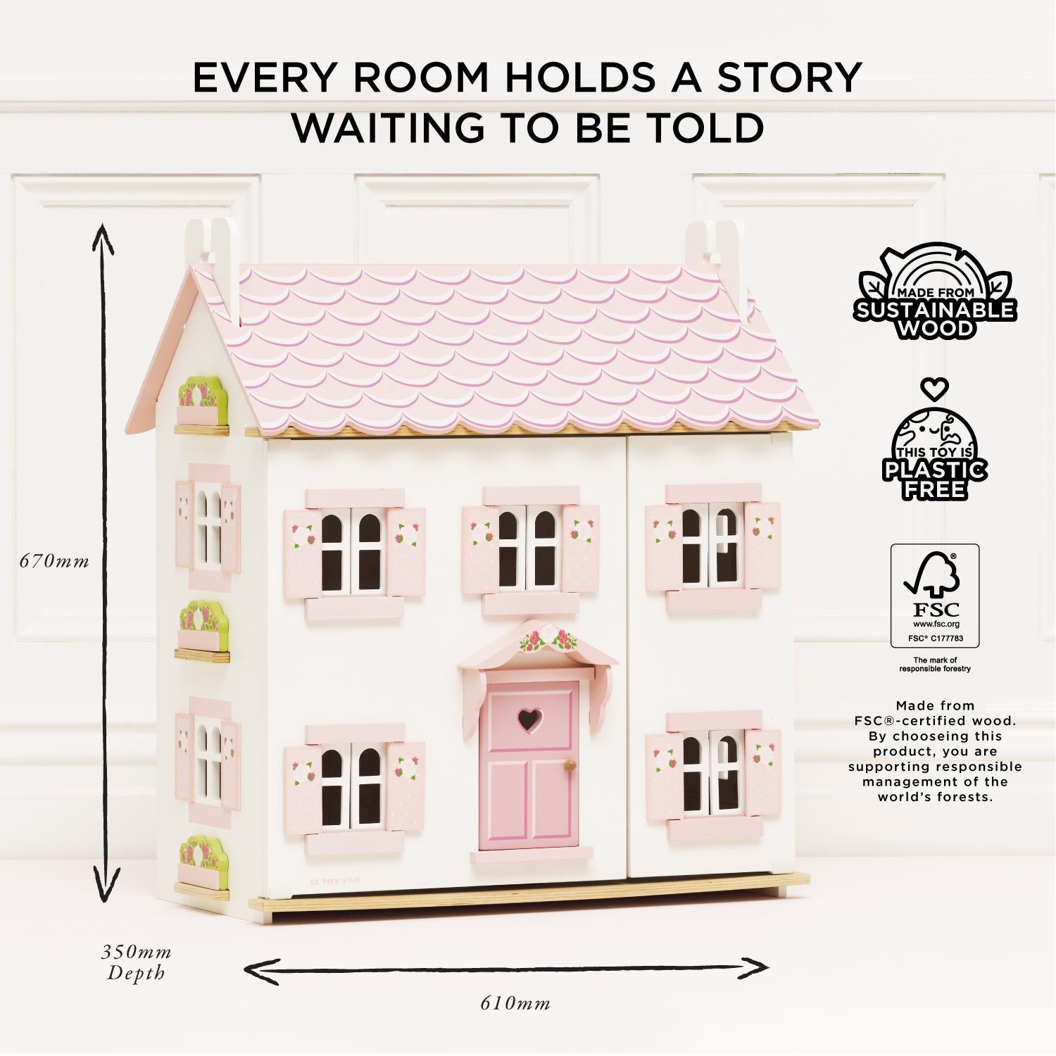 Sophie's Wooden Dolls House