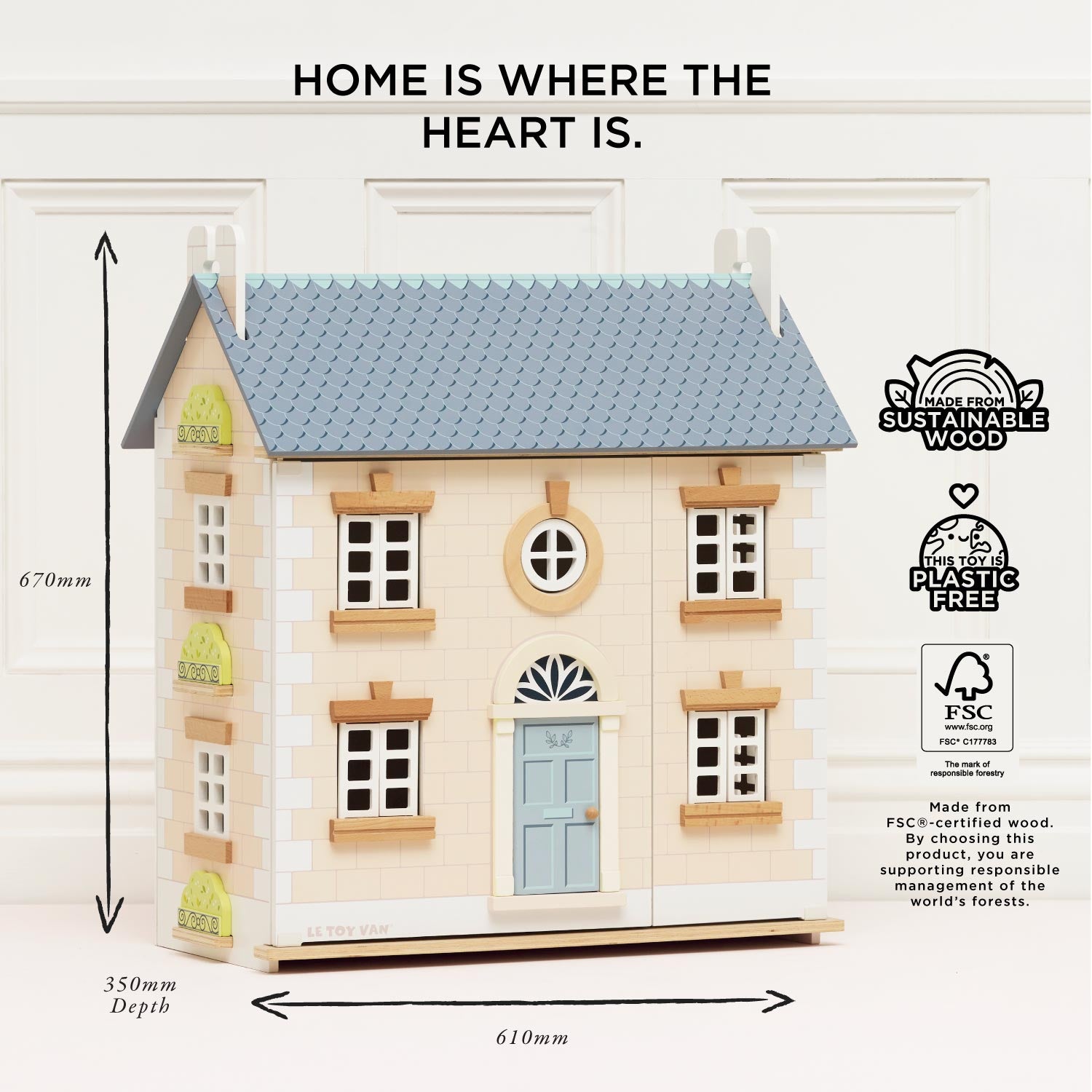 Bay Tree Wooden Dolls House