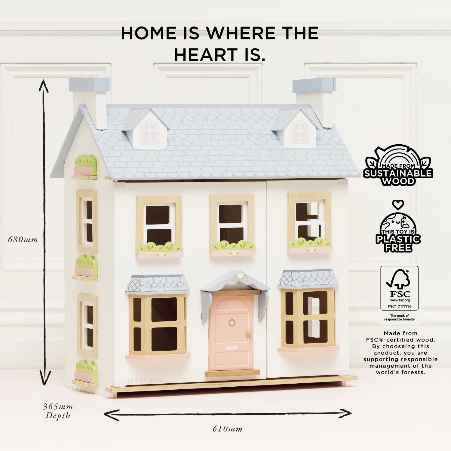 Mayberry Manor Wooden Dolls House