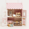 Roseheart Wooden Dolls House, Furniture and Family