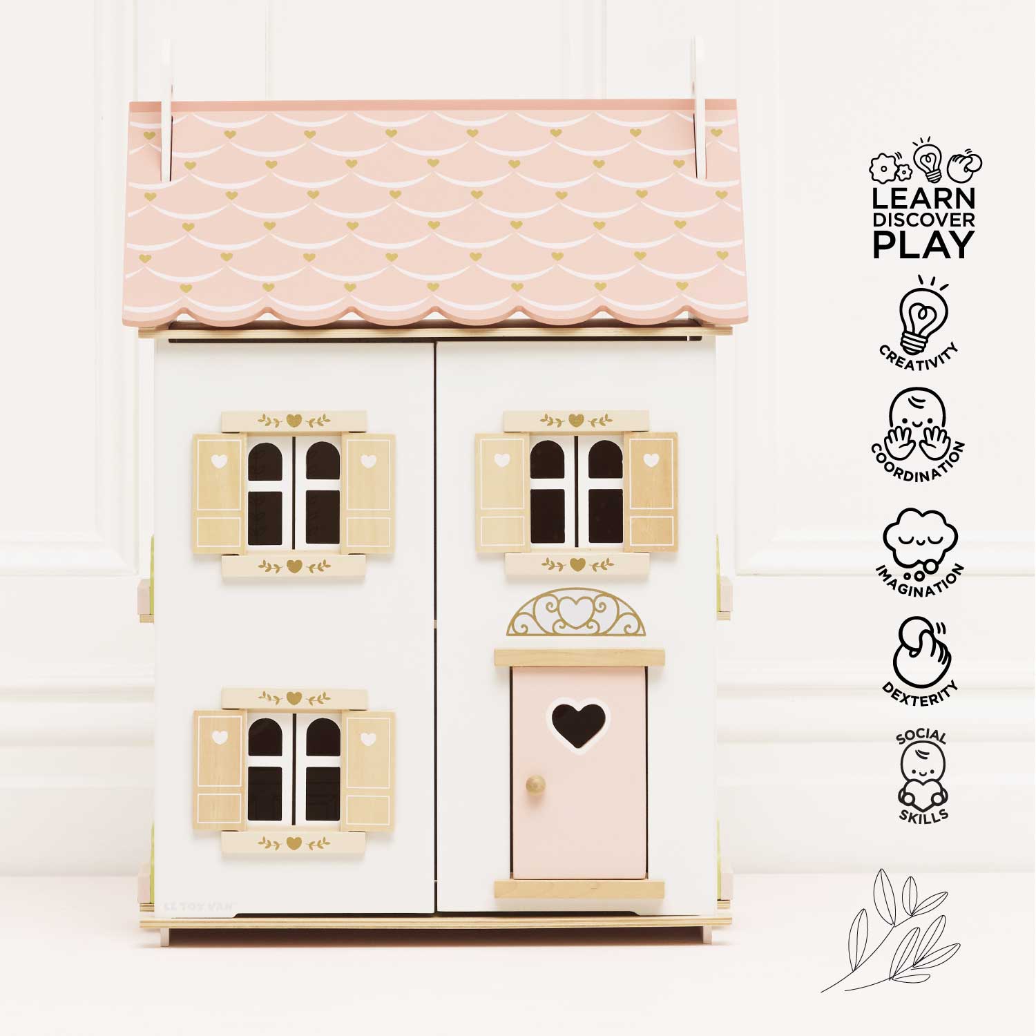 Roseheart Wooden Dolls House