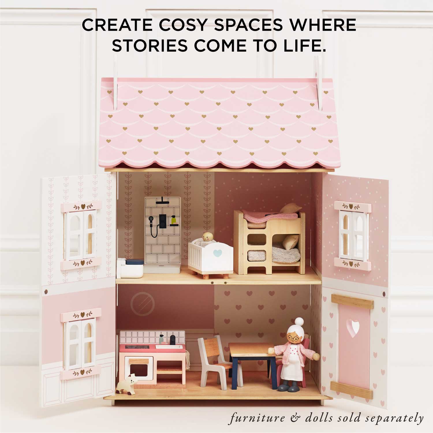 Roseheart Wooden Dolls House