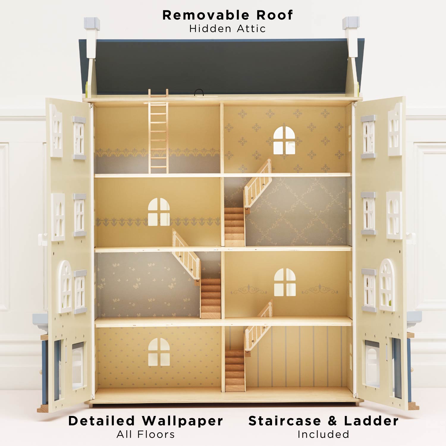 Palace Wooden Dolls House | Five Storey Dollhouse | Le Toy Van