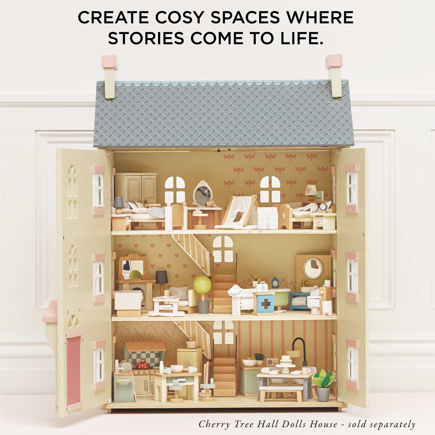 Wooden Dolls House Laundry Room