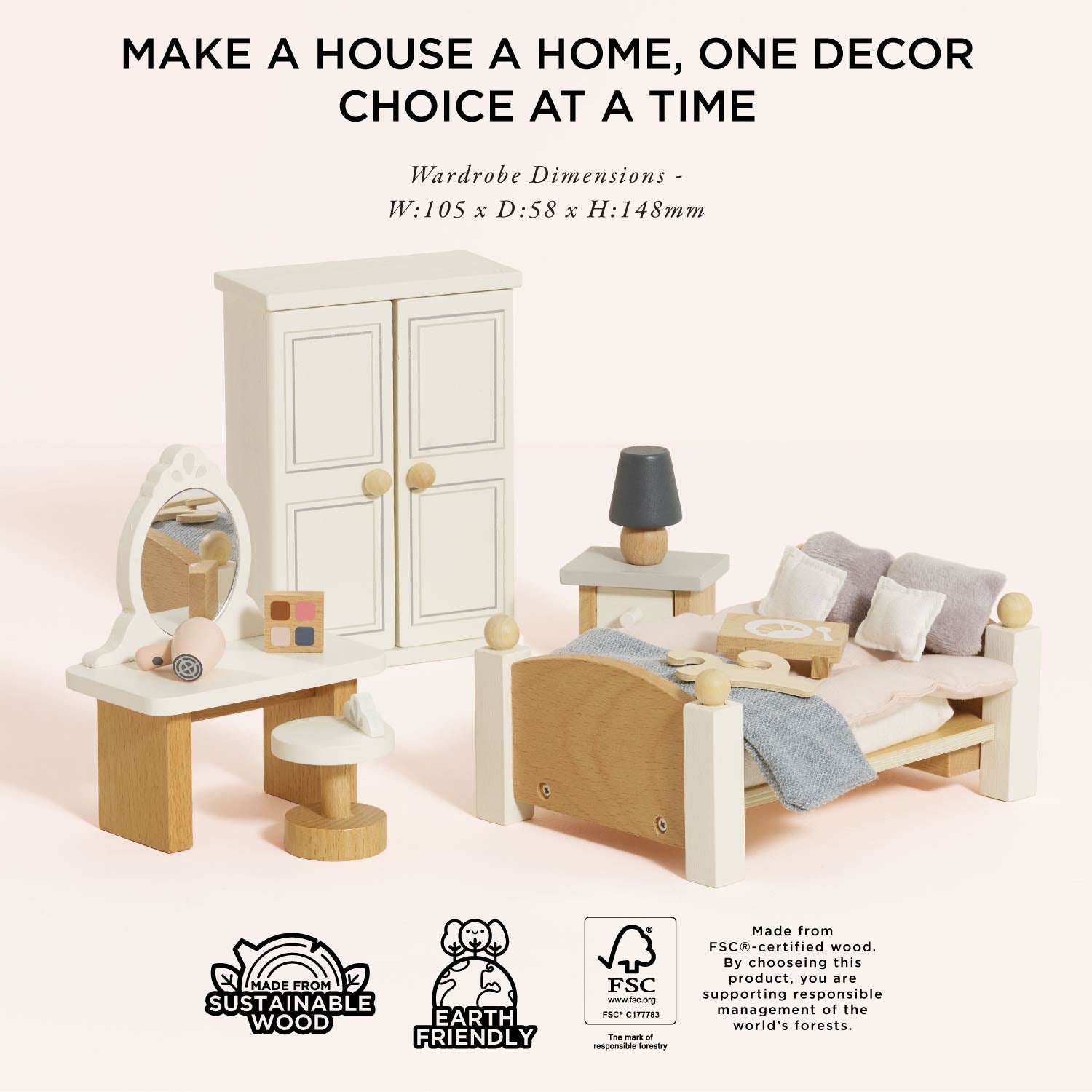 Doll House Bedroom Doll Furniture Accessories Le Toy Van Inc