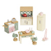 Wooden Dolls house Kitchen Furniture