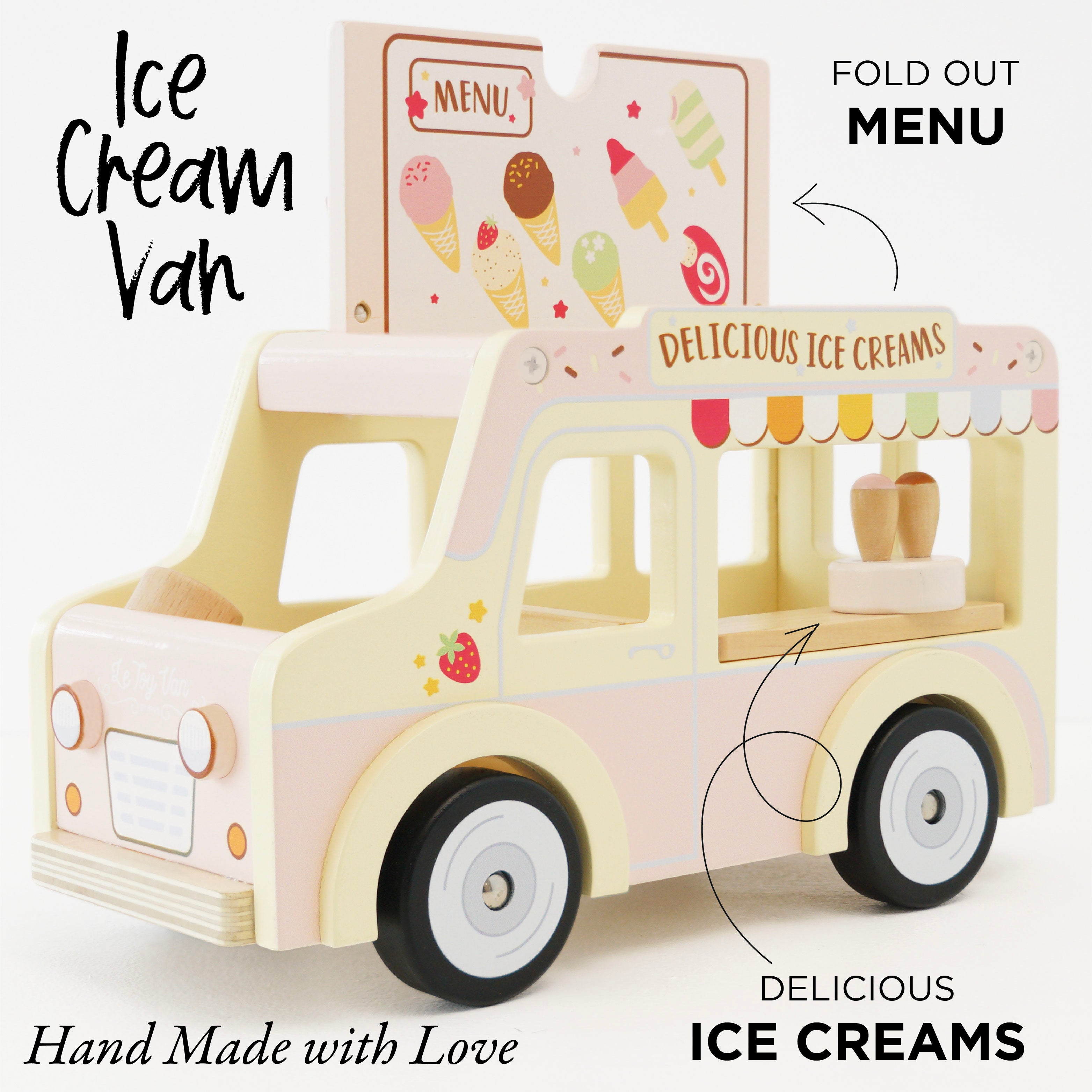 Wooden Ice Cream Van