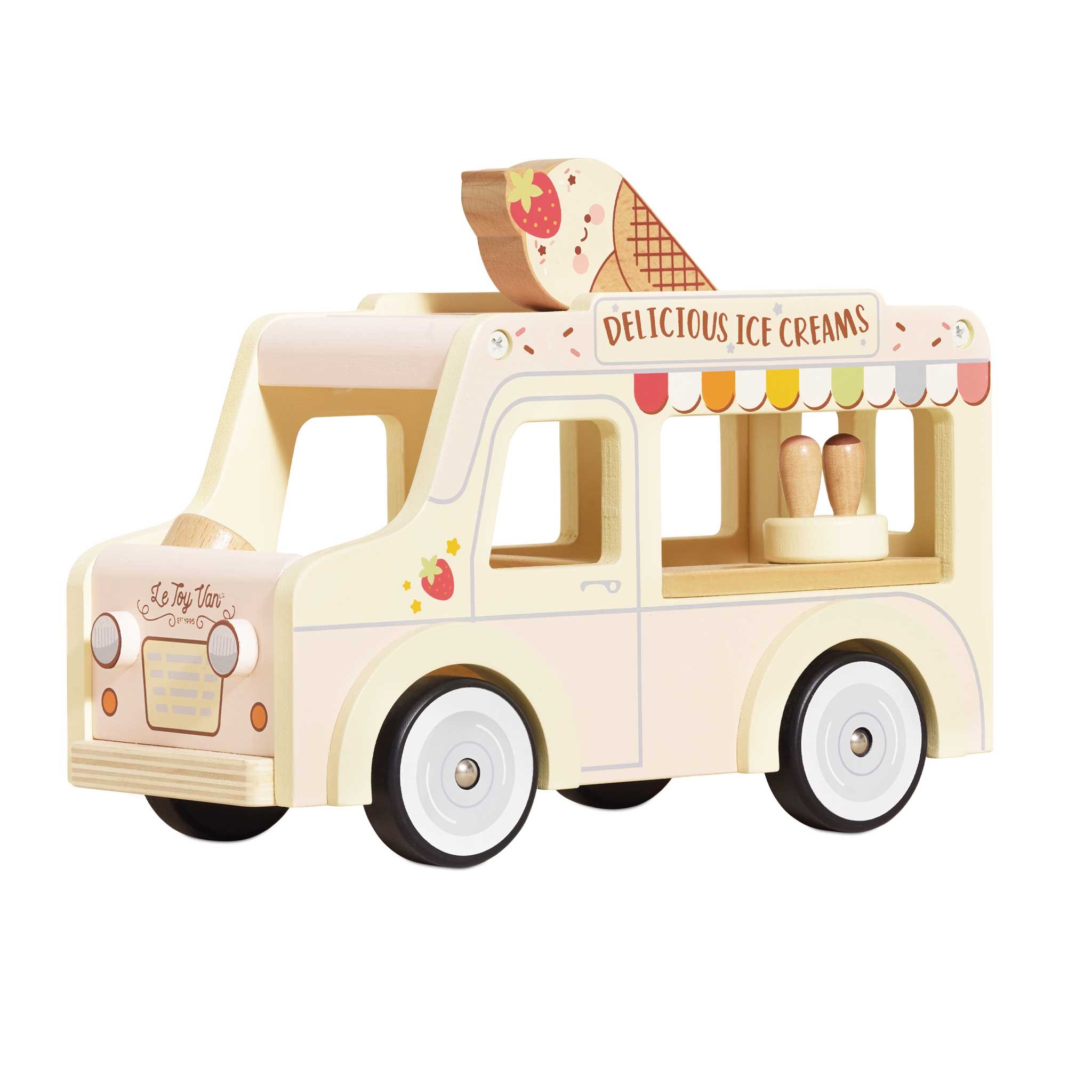 Le toy van ice cream cart on sale