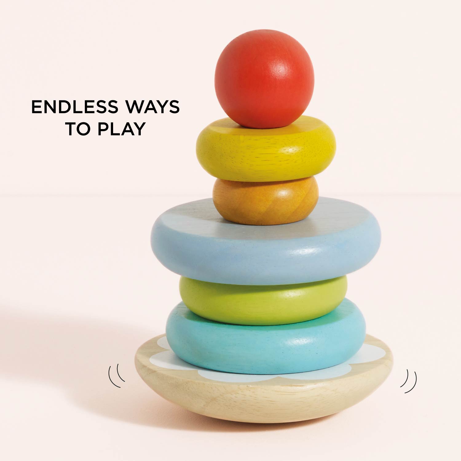 Rainbow Stacking Tower