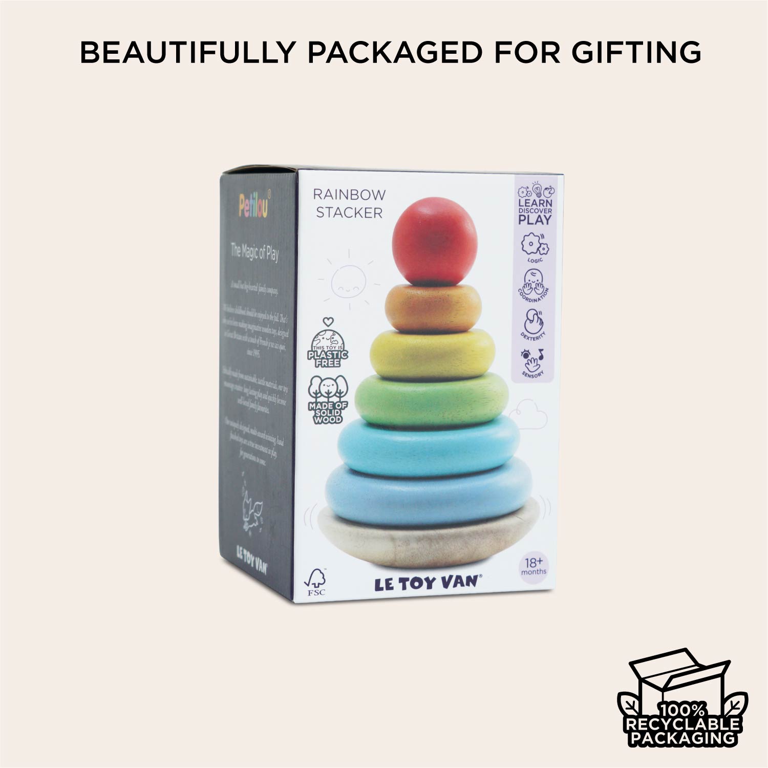 Rainbow Stacking Tower