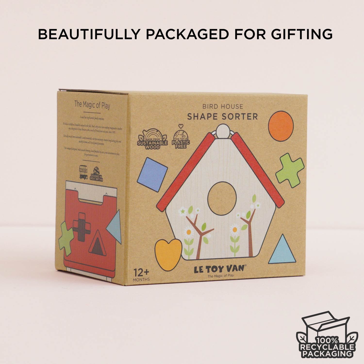 Woodland Bird House Shape Sorter