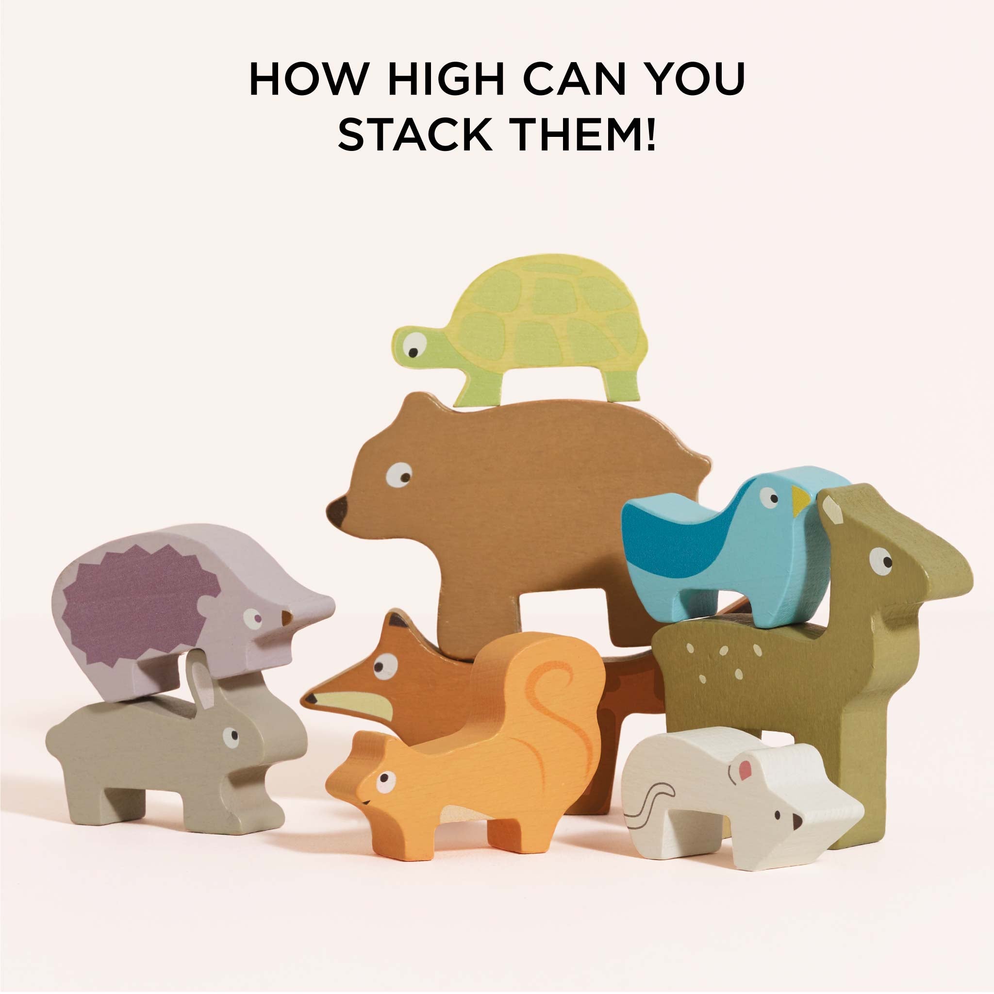 Woodland Stacking Forest Animals & Bag