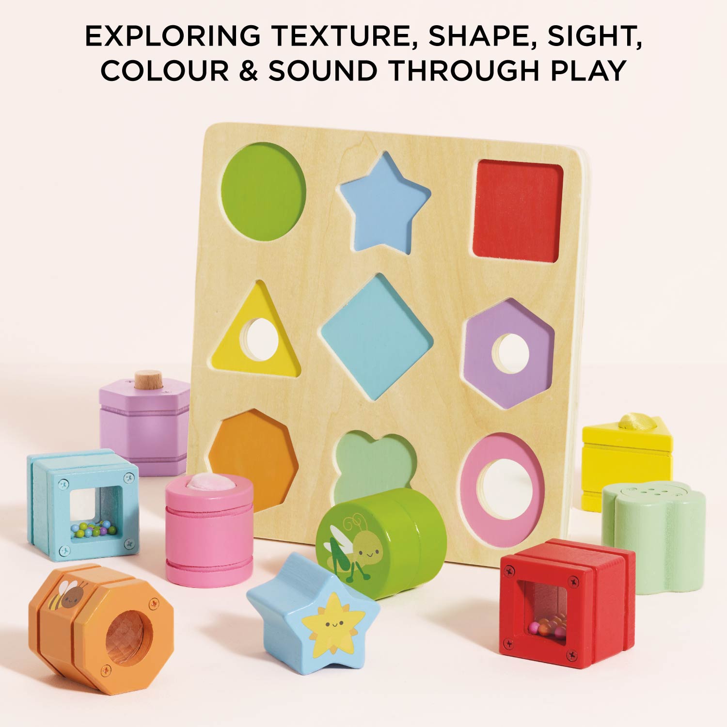 Rainbow Sensory Shape Sorter