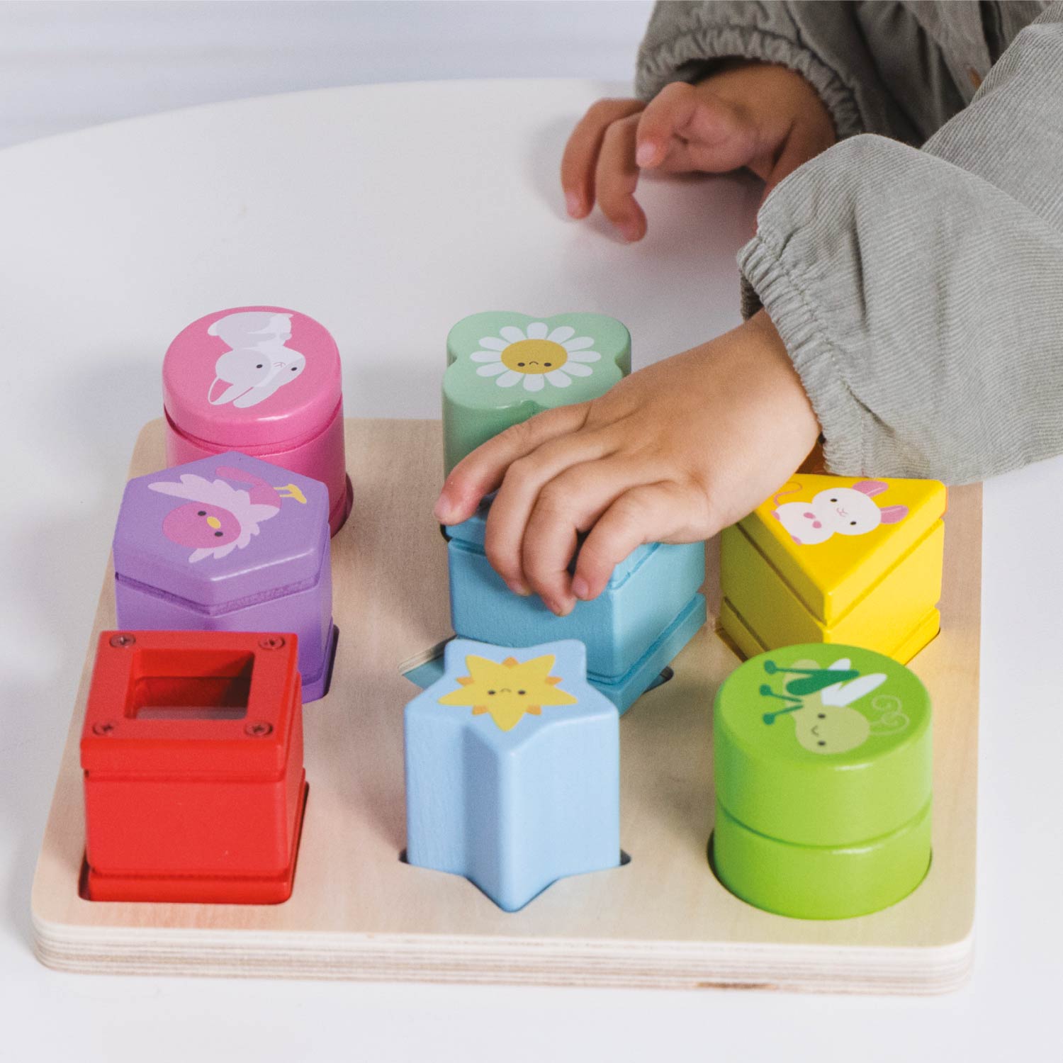 Sensory Shape Sorter Wooden Baby Toddler Toys Le Toy Van Inc
