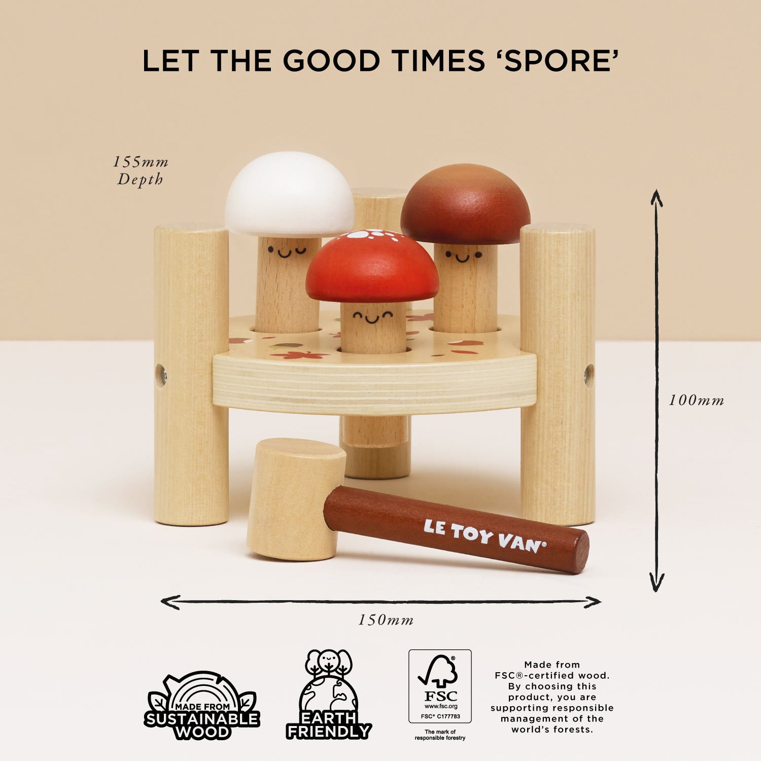 Woodland Mushroom Hammer Game