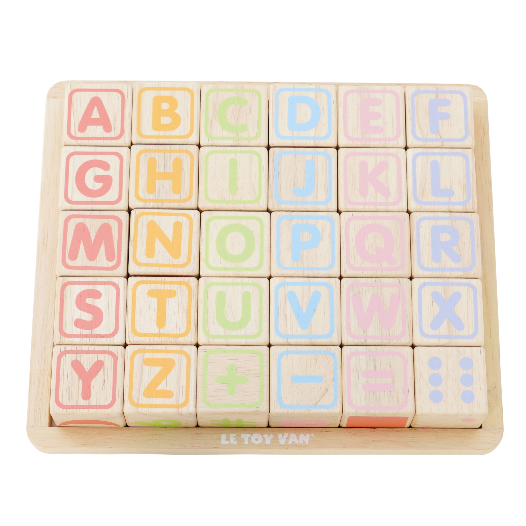 ABC Wooden Blocks| Educational Babies and Toddler Toy| Le Toy Van Inc ...