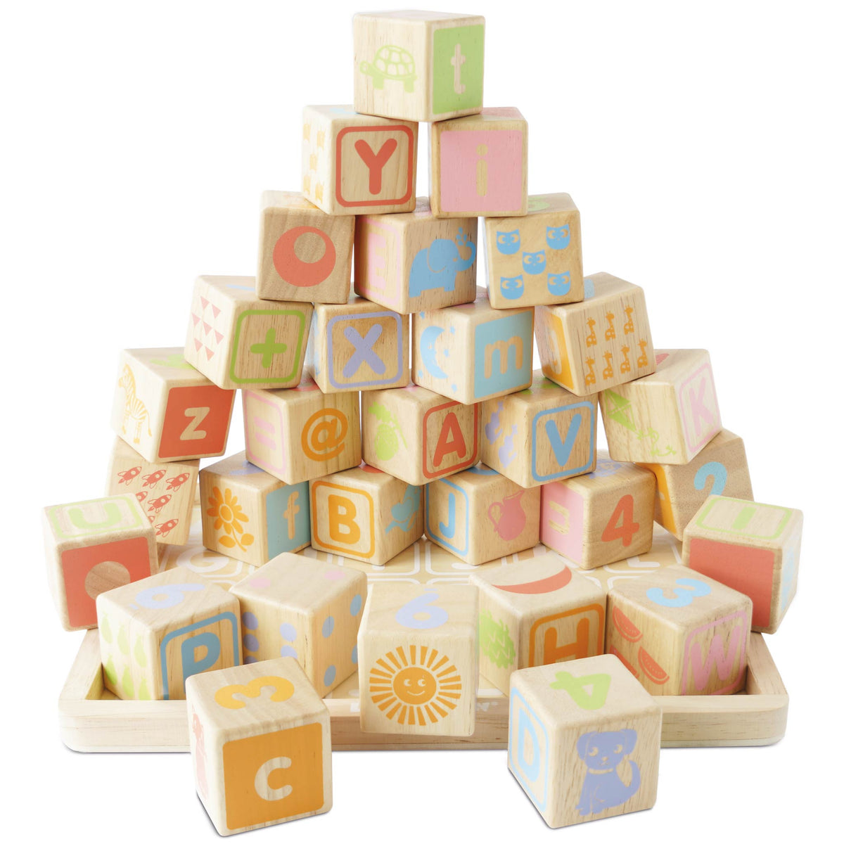 ABC Wooden Blocks| Educational Babies and Toddler Toy| Le Toy Van
