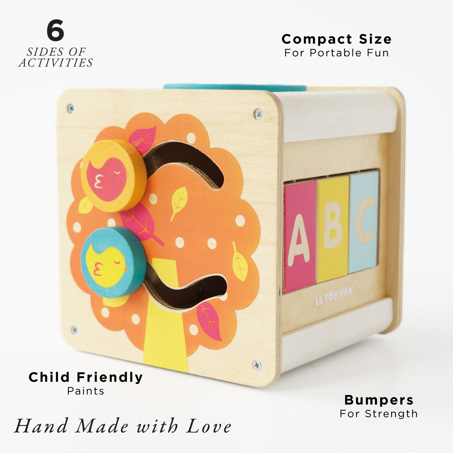 Activity Wooden Cube