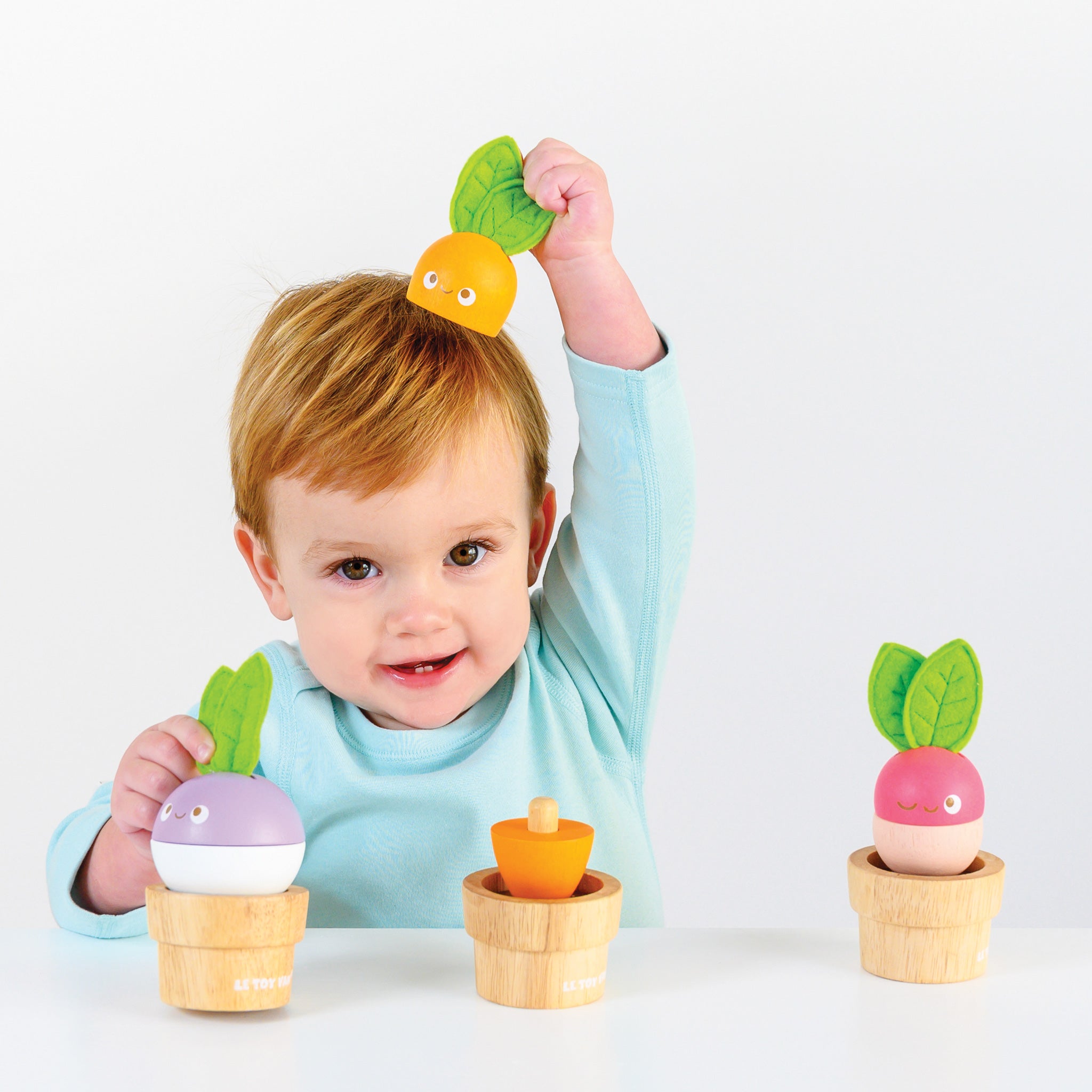 Stacking Wooden Veggies