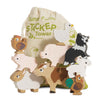 Farmyard Stacking Animals & Bag