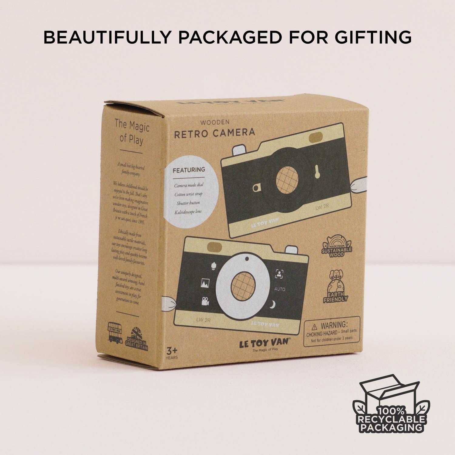 Wooden Retro Camera Toy | Imaginative Play | Le Toy Van – Le Toy